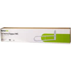 Betterlife Barre d'Appui pour Toilettes 73cm 1ut