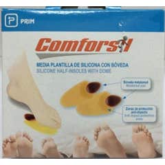 Semelle intérieure de voûte métatarsienne courte Comforsil T-S 2uds