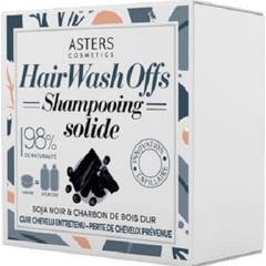 Asters Cosmetics Shampooing Solide Soja Noir et Charbon 100 g