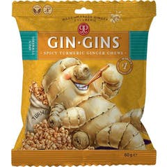 Gin Gins Spicy Turmeric Ginger Chews Bio 60g Gin Gins Spicy Turmeric Ginger Chews Bio 60g
