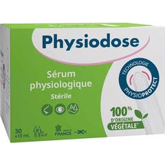 Physiodose Sérum Physiologique Stérile Plastiq Végétal 30x10 ml