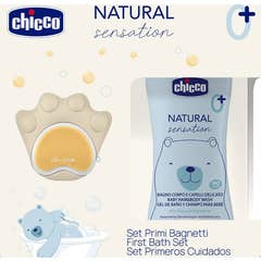 Chicco Pack Natural Sensation Nettoyant 200 ml + Éponge