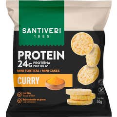 Santiveri Mini Galettes Protéinées Curry 50 g