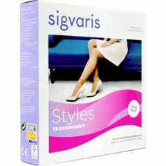 Sigvaris Bas Autofixant Transparent Beige 120 TXsL 1 Paire