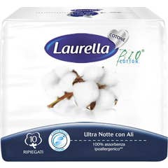 Laurella Coton Absorbant Ultra-Nuit 10uts