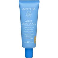 Apivita Aqua Beelicious Crema Fluida Iluminadora Hidratante SPF30 Color 40ml