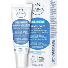 Laino Baume Lèvres Riche Cica Intense 10 ml