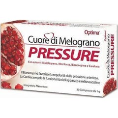 Optima Naturals Heart Of Pomegranate Pression 30 Comprimés