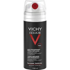 Vichy Homme Déodorant Spray Anti transpirant Triple Diffusion 72h 150mL