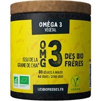 Les Bio Frères Omg 3 Bio 80 Gélules