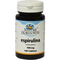 Nature Horizons Spiruline 400Mg 100Tab