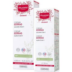 Mustela Maternidade Creme Estrias 3 em 1 250ml + 150ml