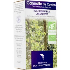 Docteur Valnet Cannelle de Ceylan Huile Bio 5ml