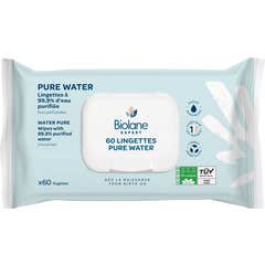 Biolane Pure Water Expert Lingettes 60uts