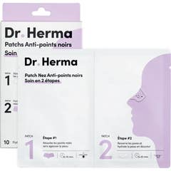 Dr. Herma Patch Anti-Points Noirs 2 Étapes 10uts