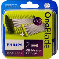 Philips Oneblade QP620/50 Kit de feuilles d'aluminium 2pcs