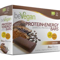 BeVagan Barritas Cacao Protein-Energy 6x36g