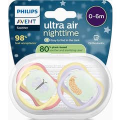Philips Avent Ultra Air Nighttime Papillon Ver 0-6M 2uts