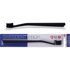 Brosse à dents Swiss Dent Colours Classic Black&Red 1 pièce