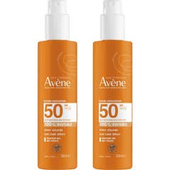 Avène Pack Spray Solaire SPF50+ Peaux Sensibles 2x200ml