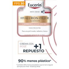 Eucerin Soin Anti‑Âge Rosé SPF30 + Recharge