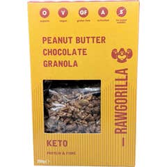 Raw Gorilla Granola Keto Crème de Cacahuète et Chocolat 250 g