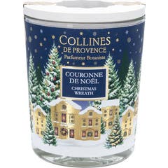 Collines De Provence Bougie Parfumée Couronne De Noël 180g