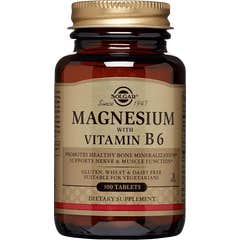Solgar Magnésium Avec Vitamine B6 100 Comprimés