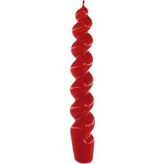 Cerabella Bougies spirales rouges 4 pcs