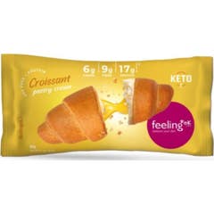Feeling Ok Croissant Protéine Rempli Crème Pâtissière 65g Feeling Ok Croissant Protéine Rempli Crème Pâtissière 65g