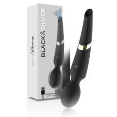 Black&Silver Beck Suction Vibration Silicone Rechargeable 1 Unité