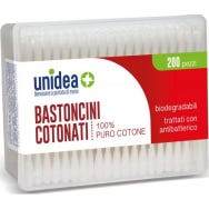 Bâtonnets de coton Unidea 200 pièces