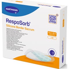 Hartmann RespoSorb Silicone Border Sacrum 18 x 18 cm 10 uds