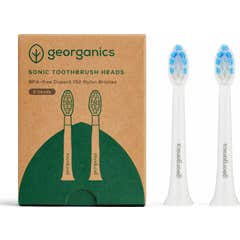 Georganics Sonic Têtes de Rechange 2 Unités