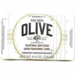 Korres Pure Greek Olive Savon Traditionnel Cedre 125g