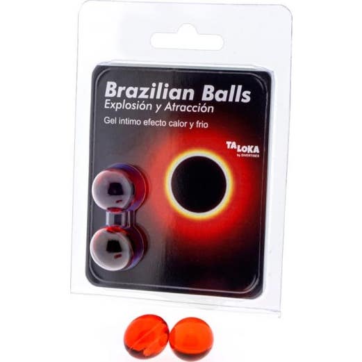 Diverty Sex Taloka Brazilian Balls Hot & Cold Effect Exciting Gel 2uds
