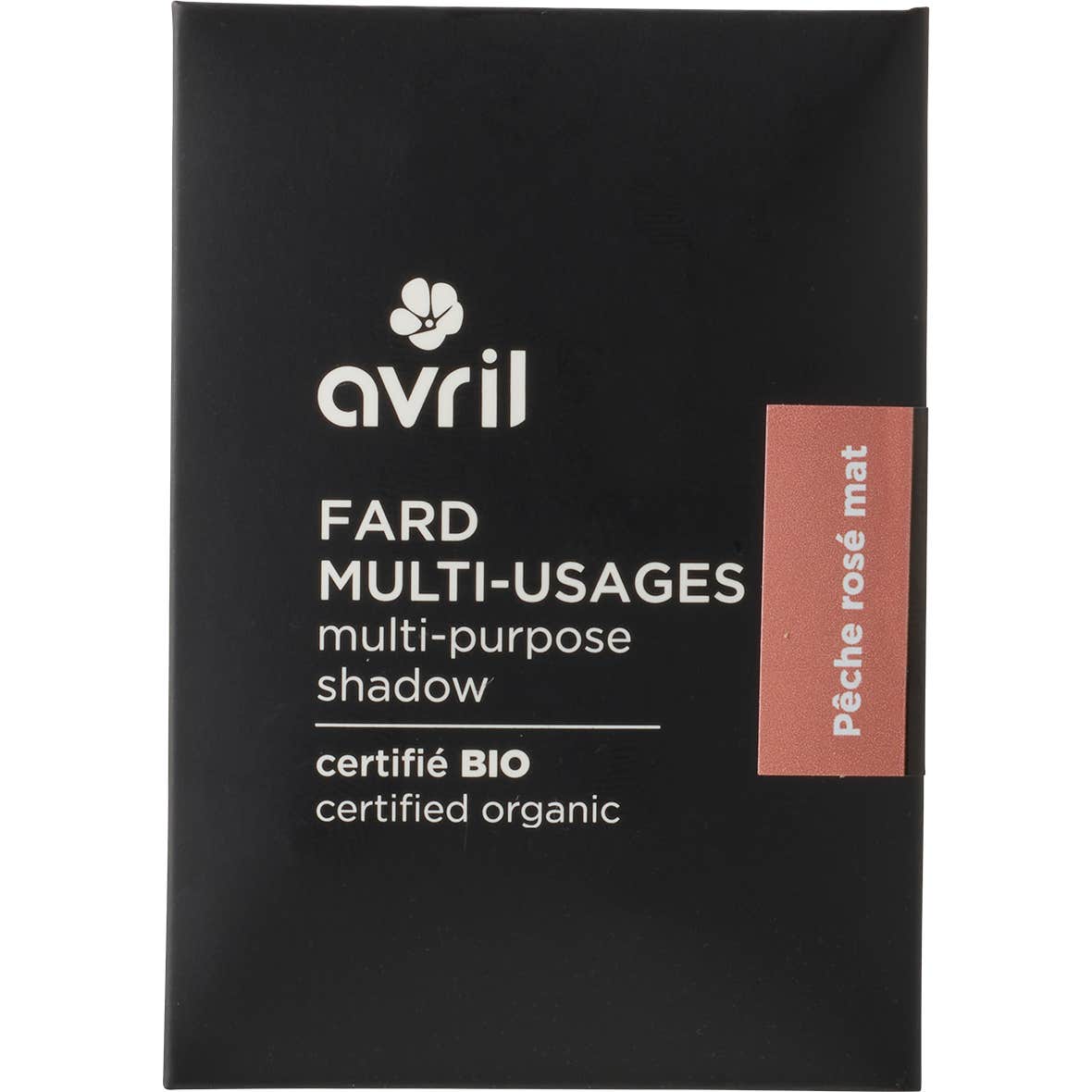 Avril Fard Multi-Usages Bio Pêche Rosé Mat Recharge 5g