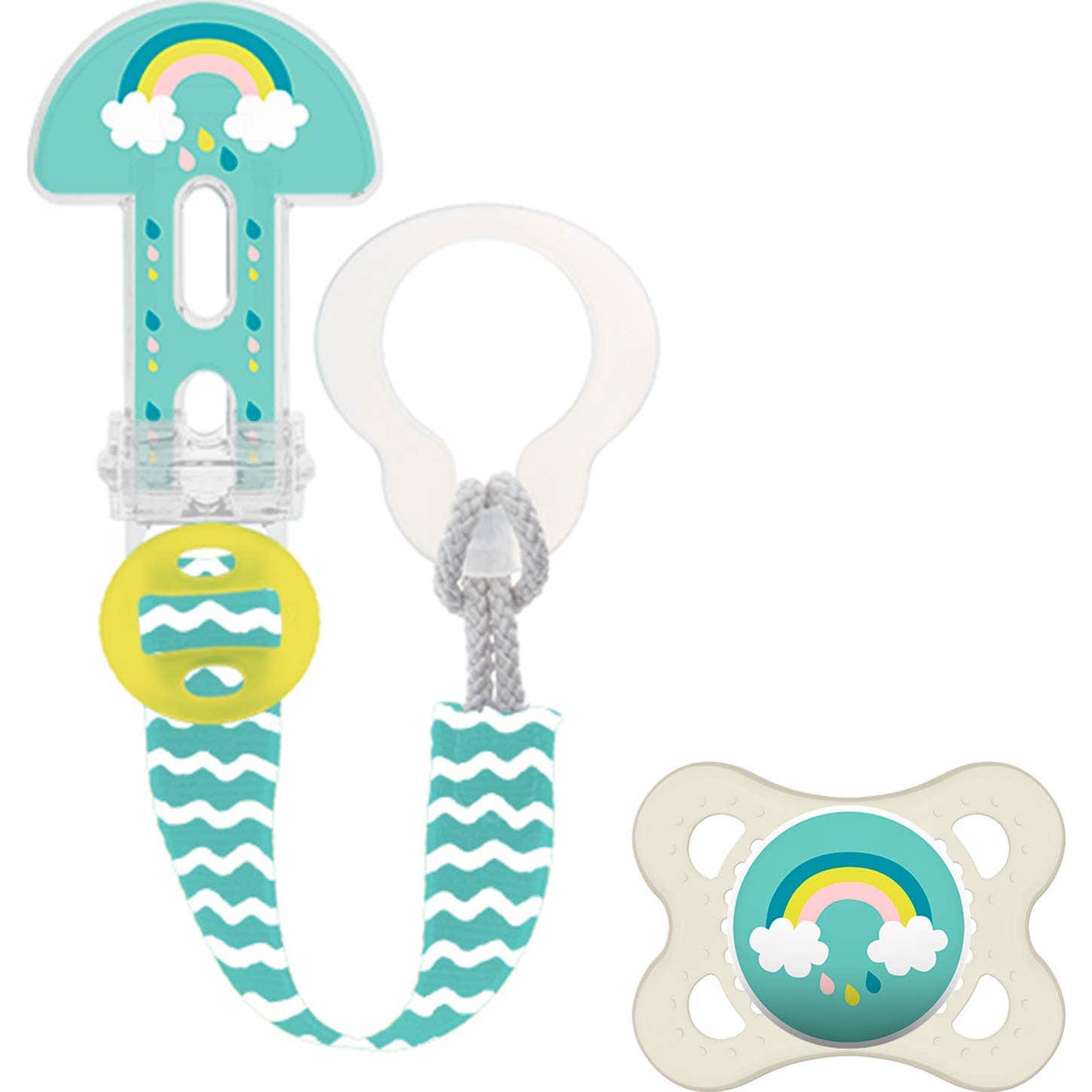 Mam Broche Chupete y Chupete Silicona Clip It ! &amp Ori 1ud