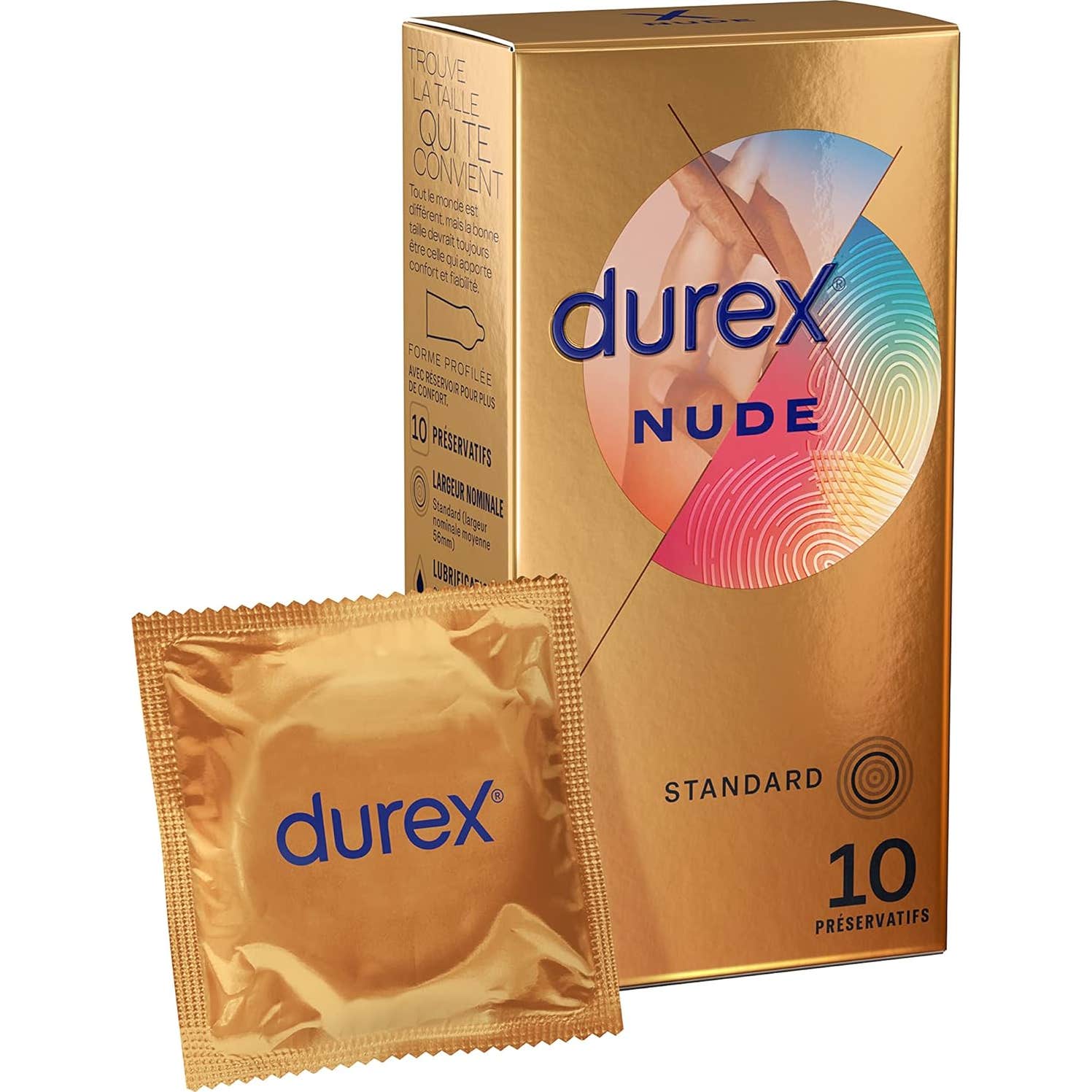 Durex Nude XL Préservatifs Ultra-Fin 10 uts