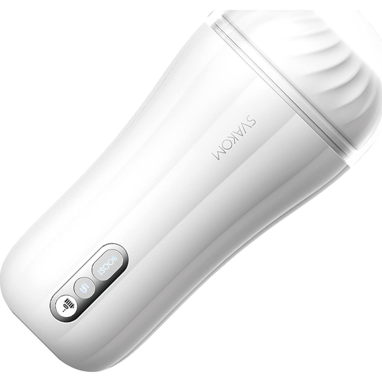 Svakom Robin Powerful Vibrating Masturbator White 1ut
