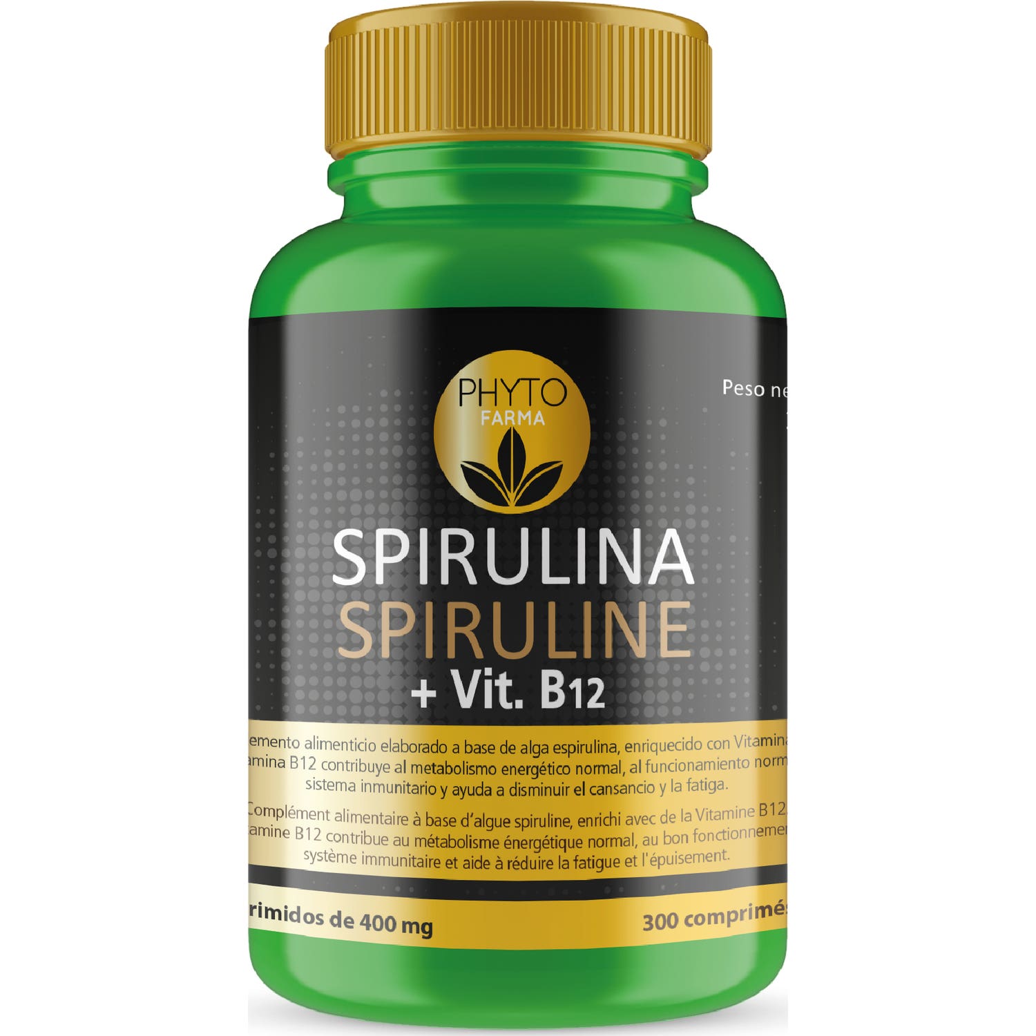 Phytofarma Spirulina + Vitamine B12 300 Comprimés