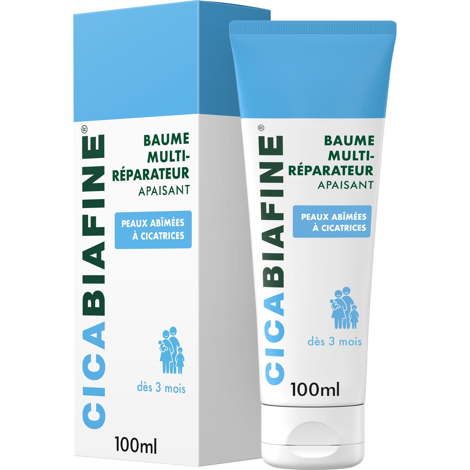 Biafine Cicabiafine Baume Multi-Réparateur Apaisant 100ml