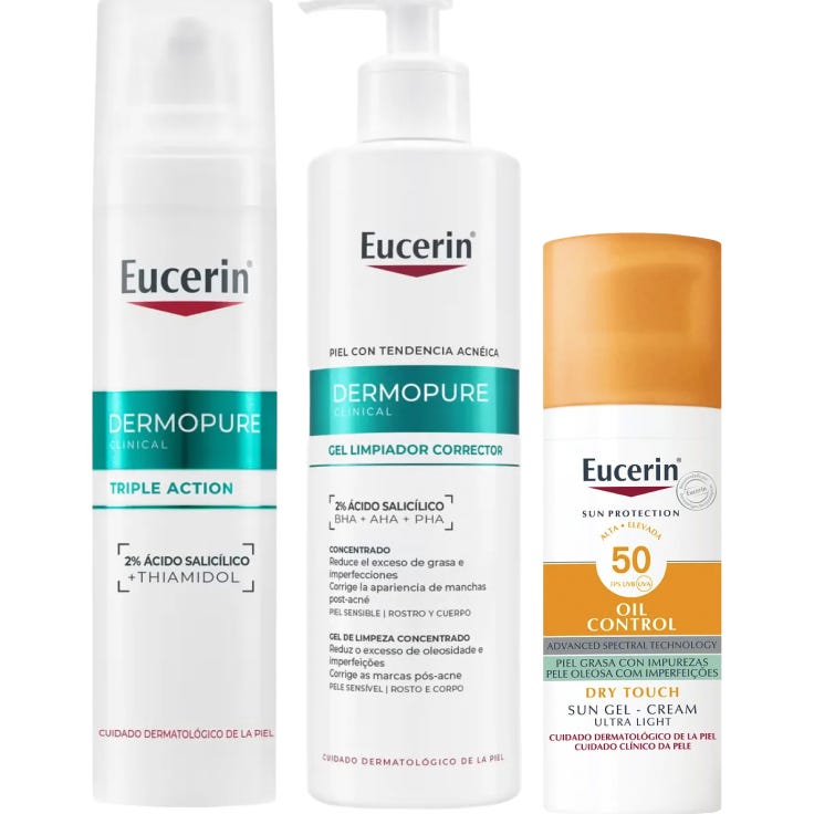 Eucerin Pack Dermopure + Sun face