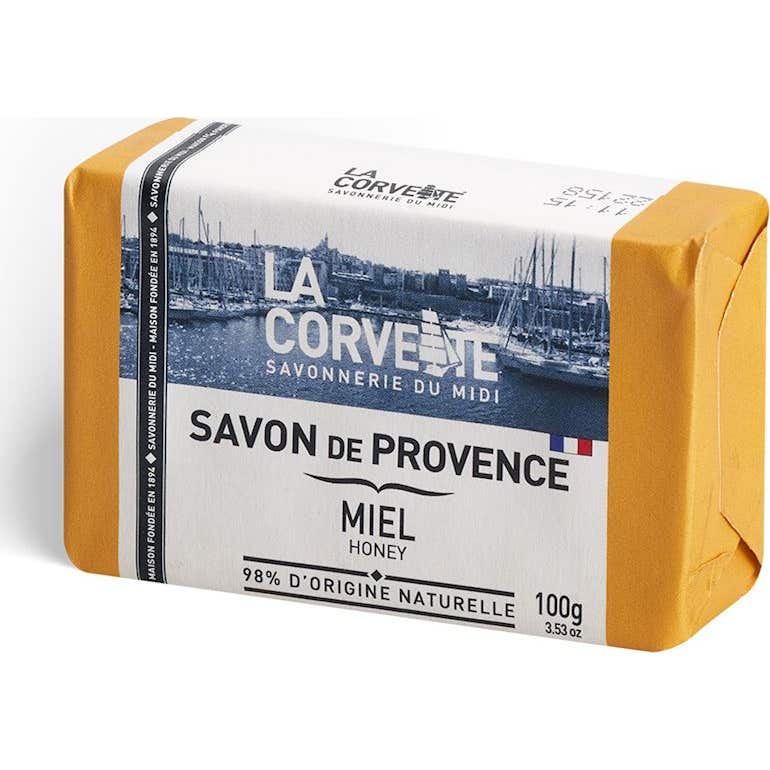 Le pain de savon Corvette miel de Provence 6 pcs + 1 pc CADEAU