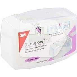 Transpore Spatule en plastique microperforé 5mx2,5cm