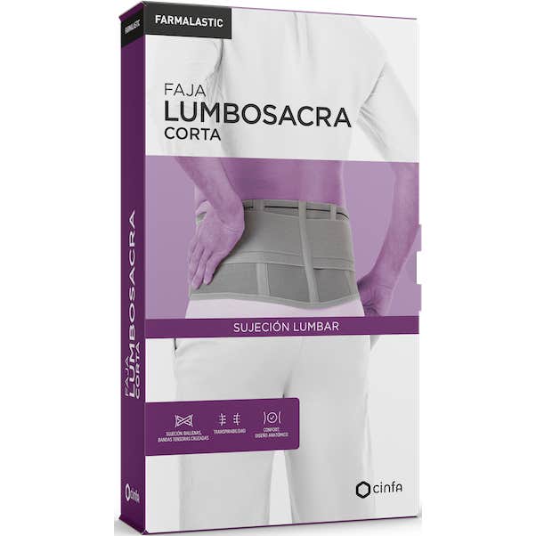 Farmalastic double lumbar girdle reinforcement T2 1 pc