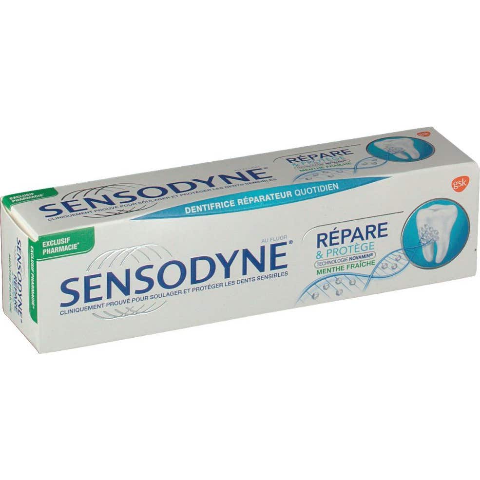 Sensodyne R‚apre Et ProtŠge Go–t Menthe Fraiche Tube De 75 Ml