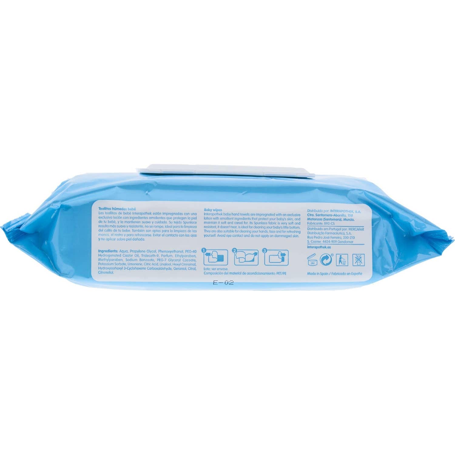 Interapothek Lingettes Humides 72uds
