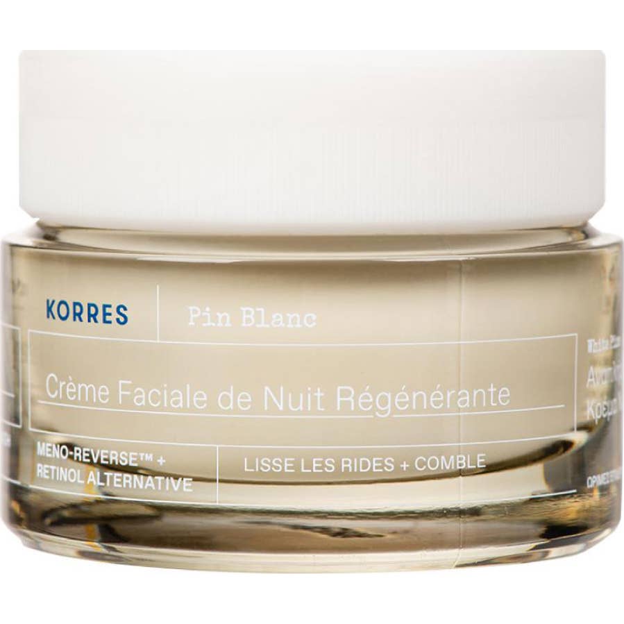 Korres Pine Blanc Crème Faciale Nuit Régénérante 40ml
