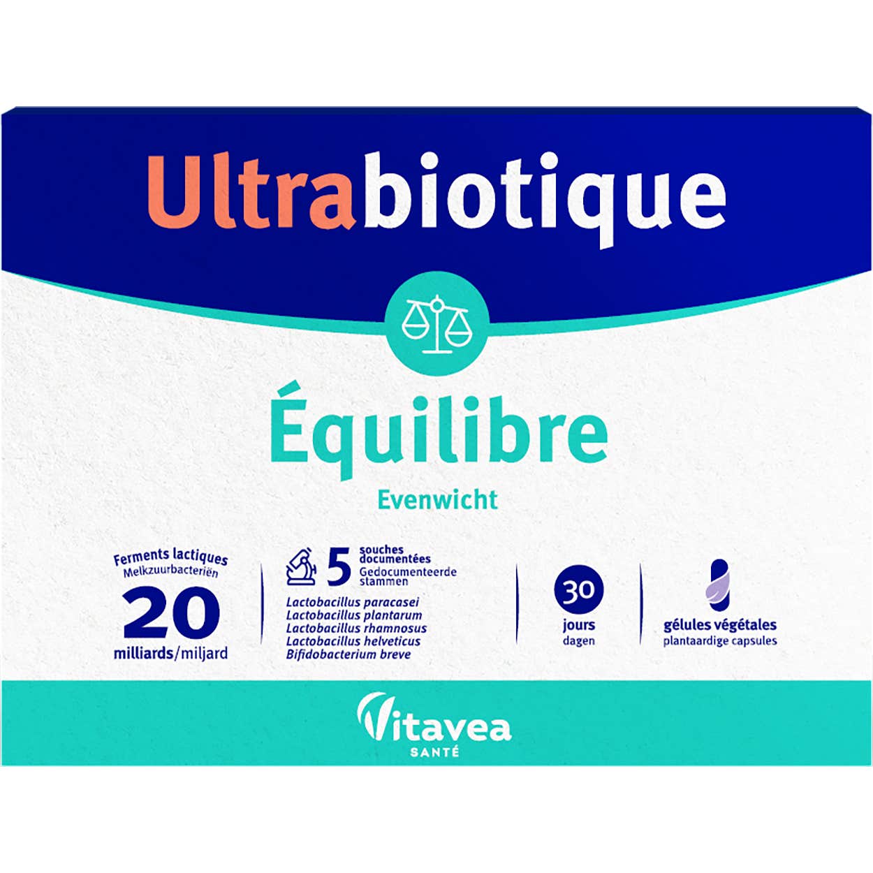 Vitavea Ultrabiotique Équilibre 90 Gélules